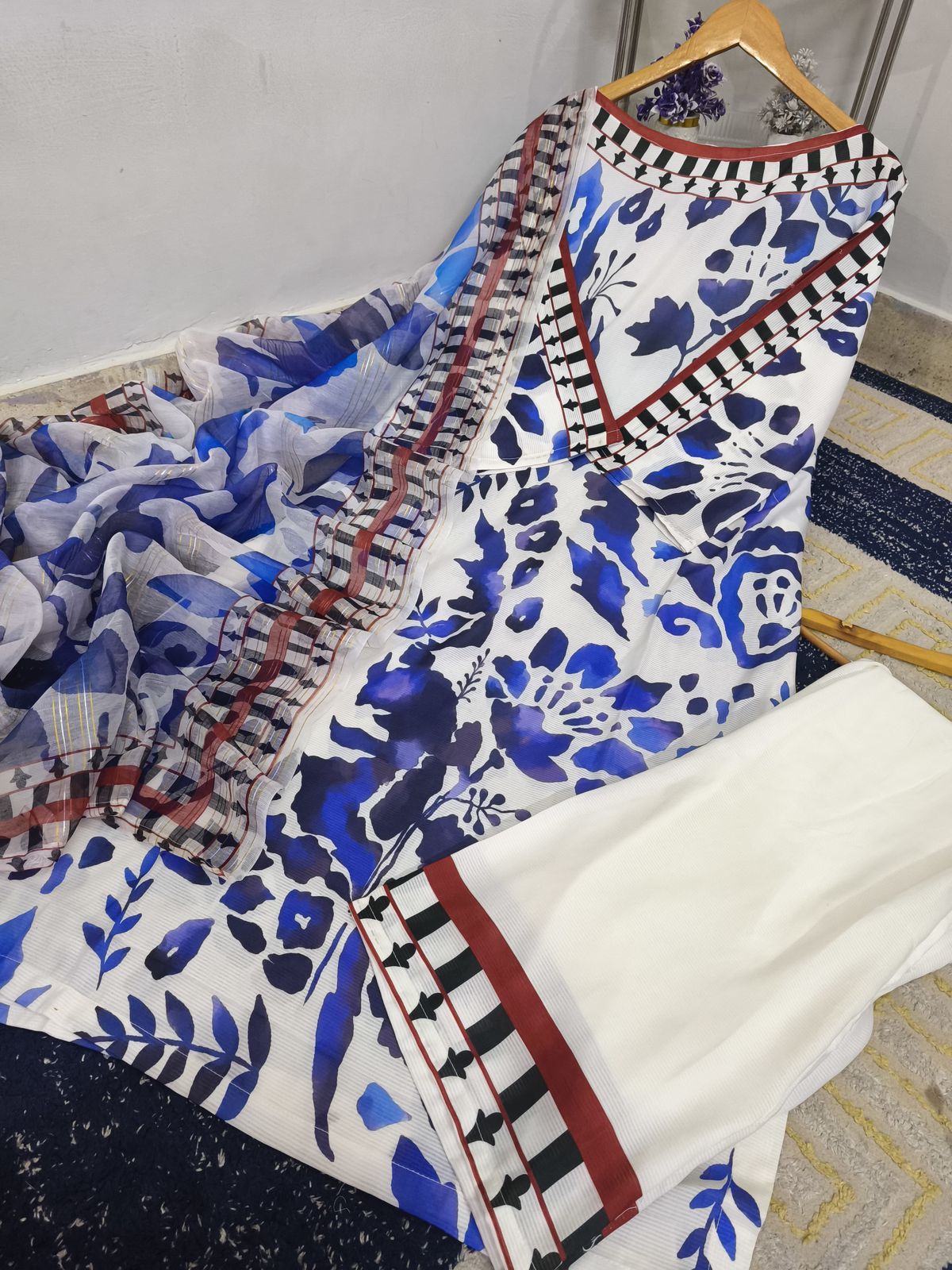 MOST TRENDING LONG 3 PC CO-ORD SET 🦋