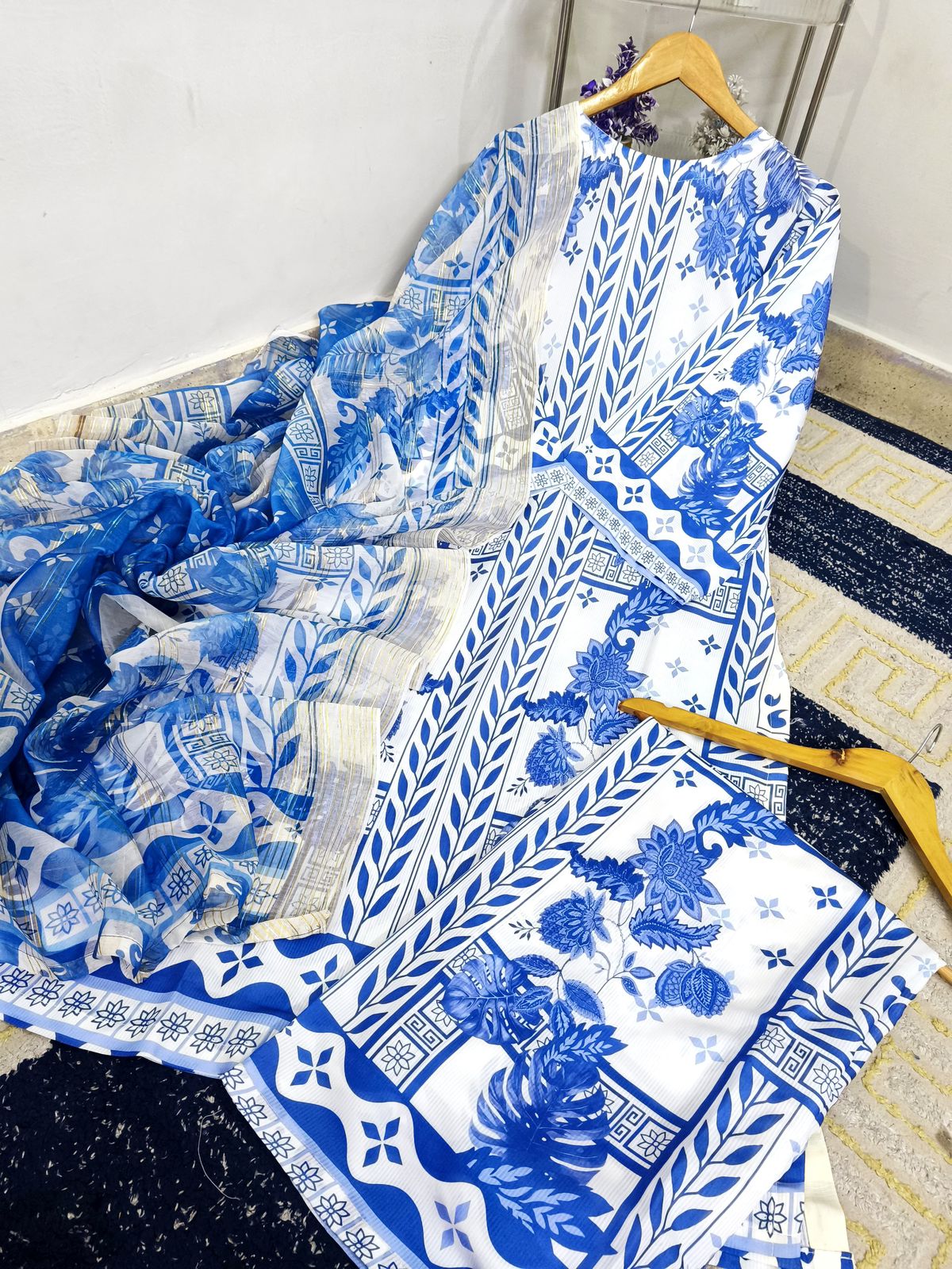 MOST TRENDING LONG 3 PC CO-ORD SET 🦋