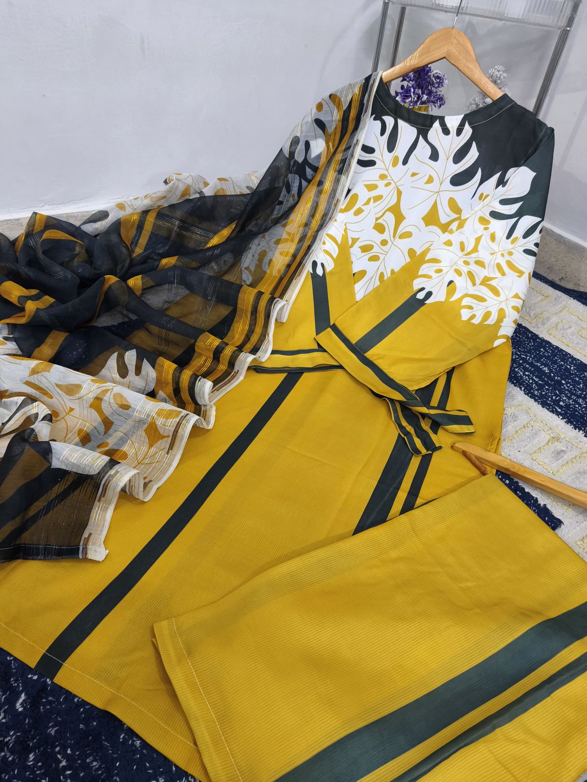 MOST TRENDING LONG 3 PC CO-ORD SET 🦋